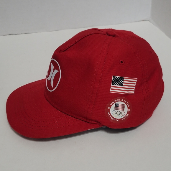 Hurley Nike DriFit Premium USA Olympic Team Trucker Cap Adjustable Hat OSFM - Picture 1 of 8